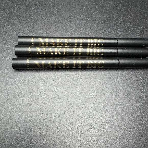 Set of 3 Full Size Morphe Make It Big Black Eyeliners-new no box - Picture 5 of 8